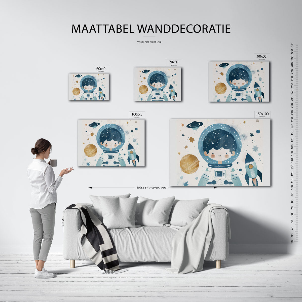 Speelse ruimte illustratie Kunstwerk