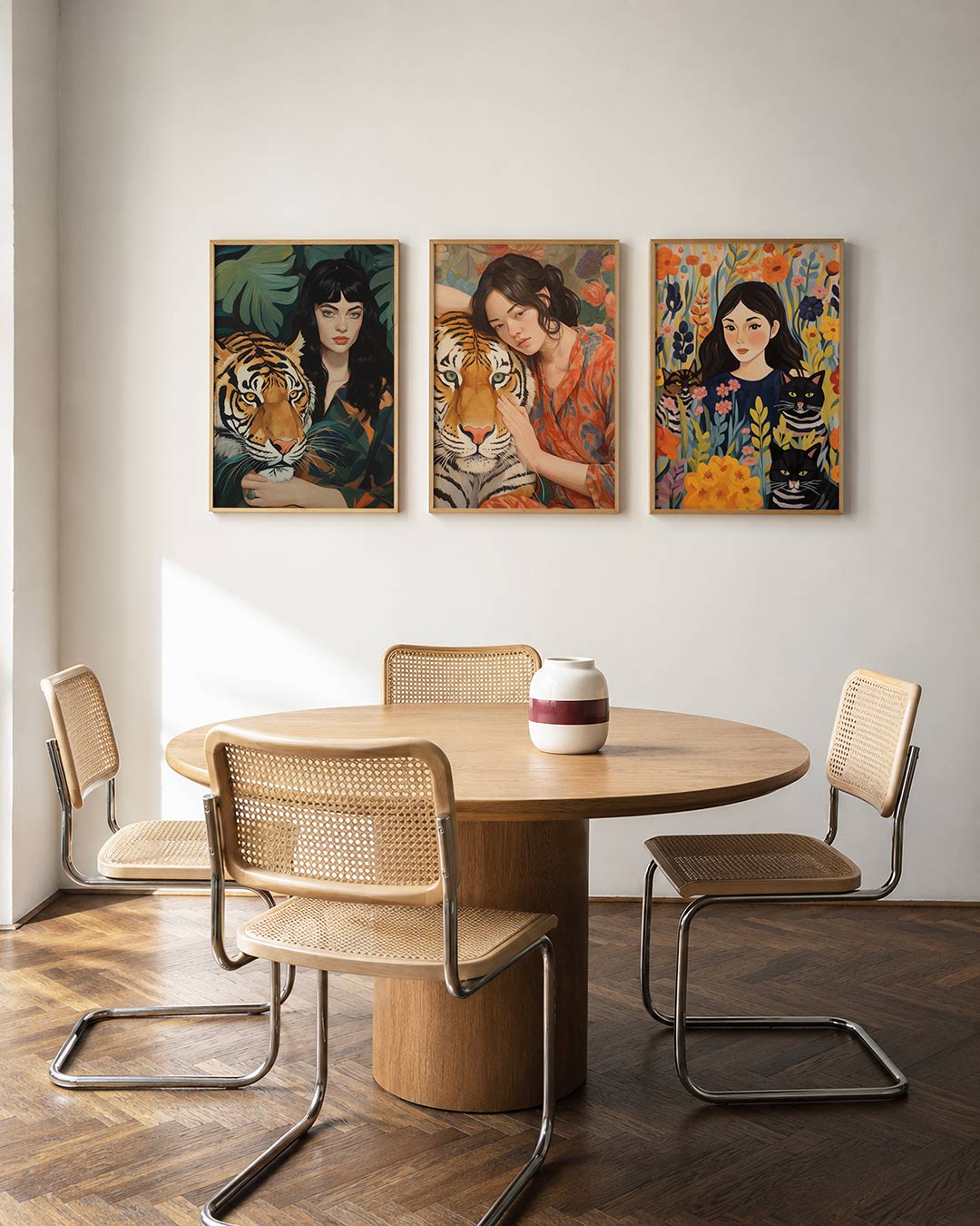 Dier en mens harmonie Posterset