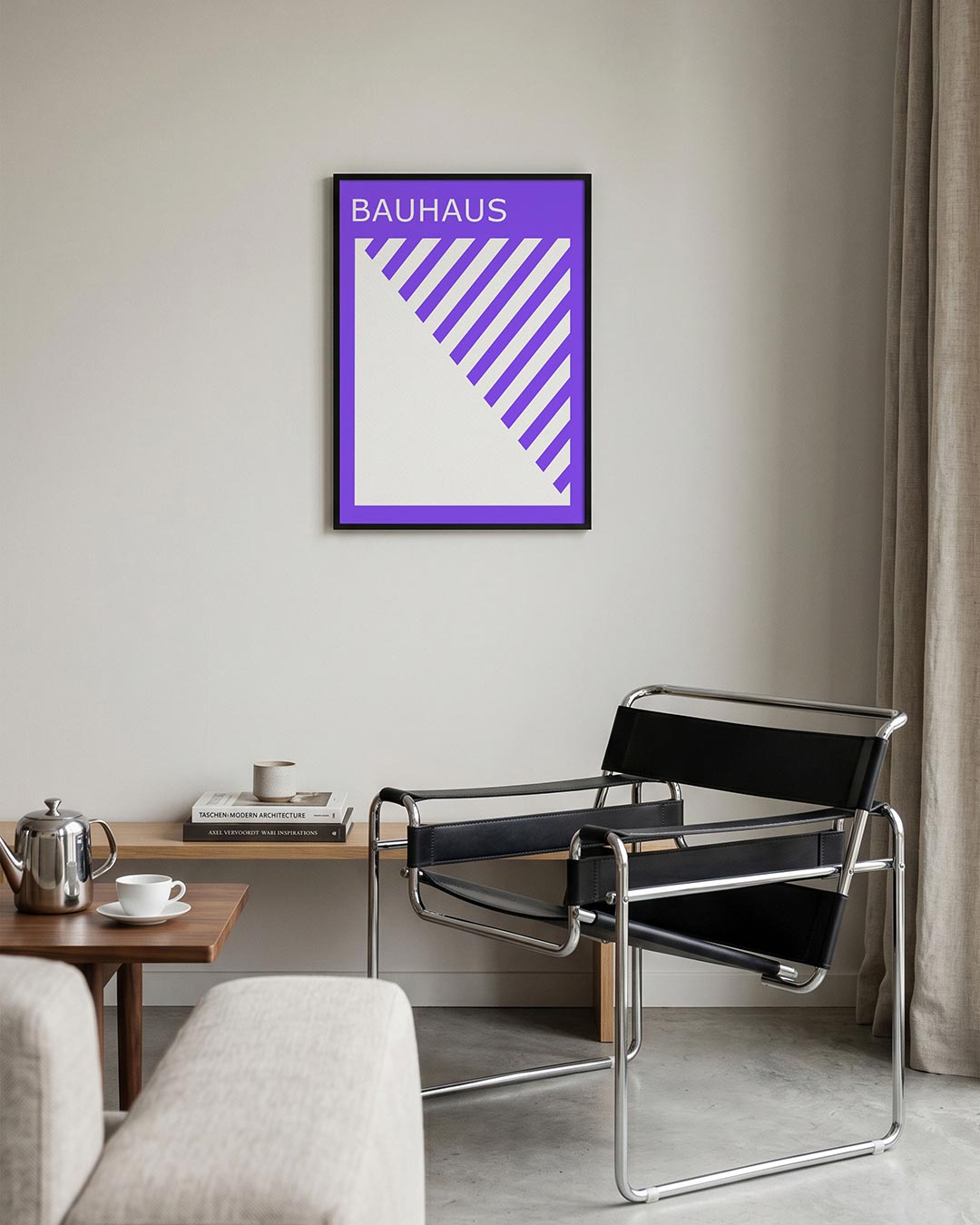 Diagonal lijnen Poster