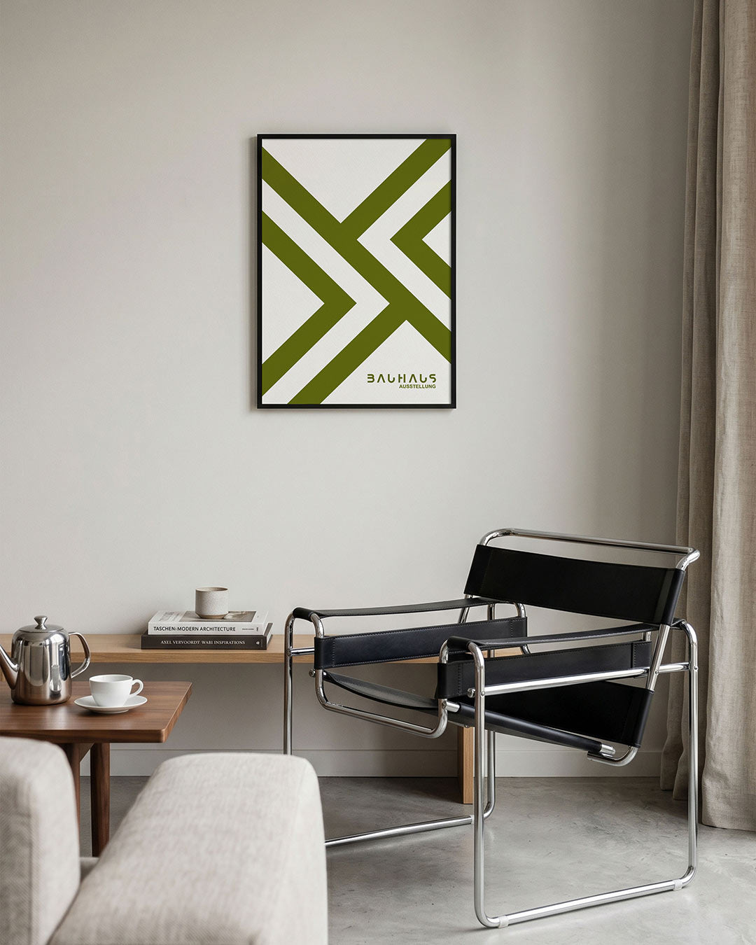 Lijnenspel en kleur Poster