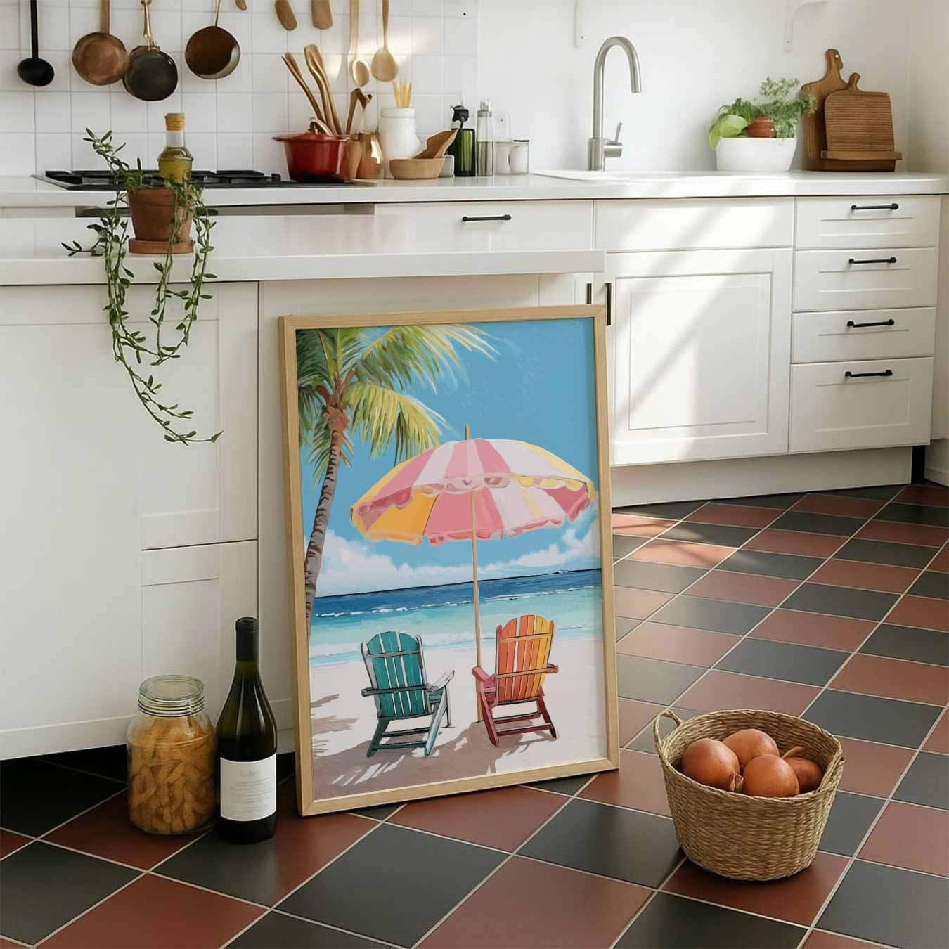 Tropische Stranddromen Poster-WallArtistic