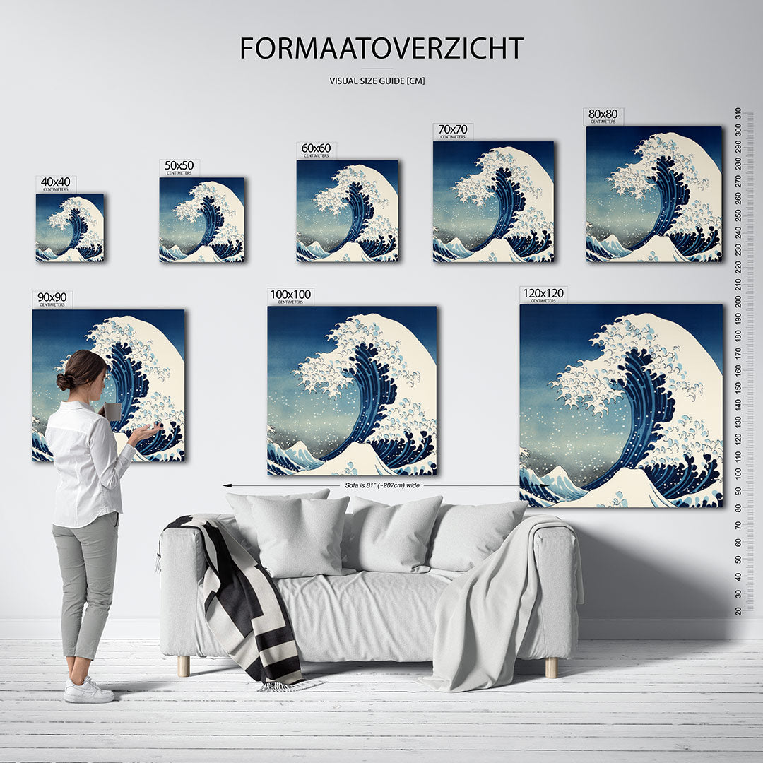 Dynamische golf Kunstwerk