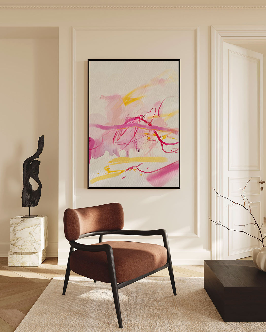 Kleurenexplosie Kunstwerk