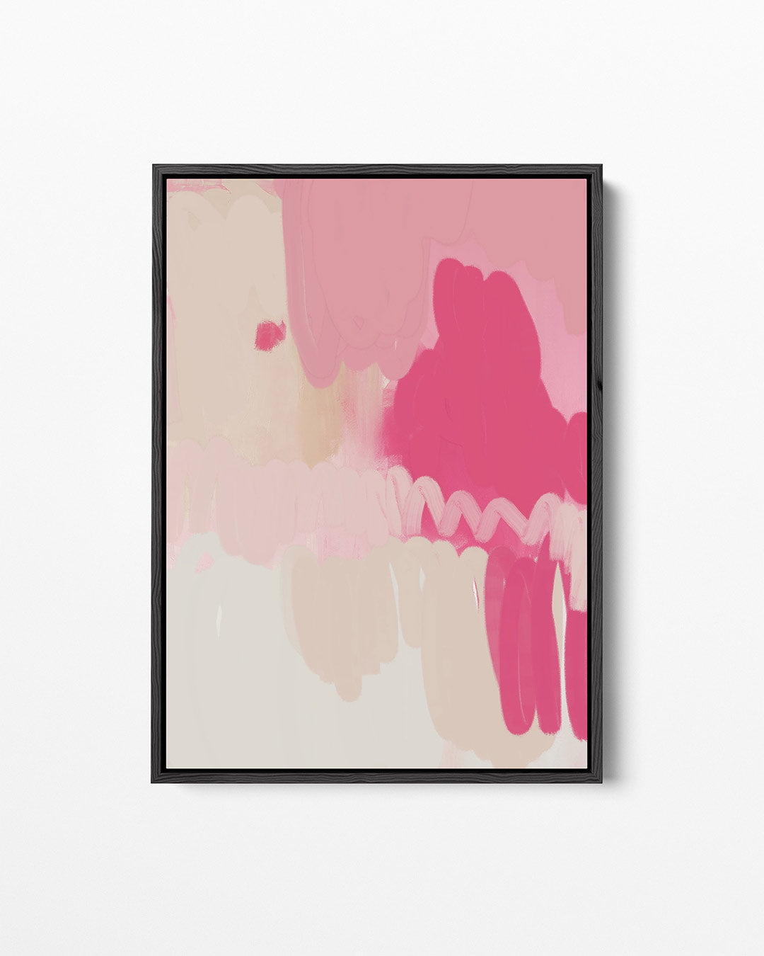 Zachte kleurencompositie Kunstwerk
