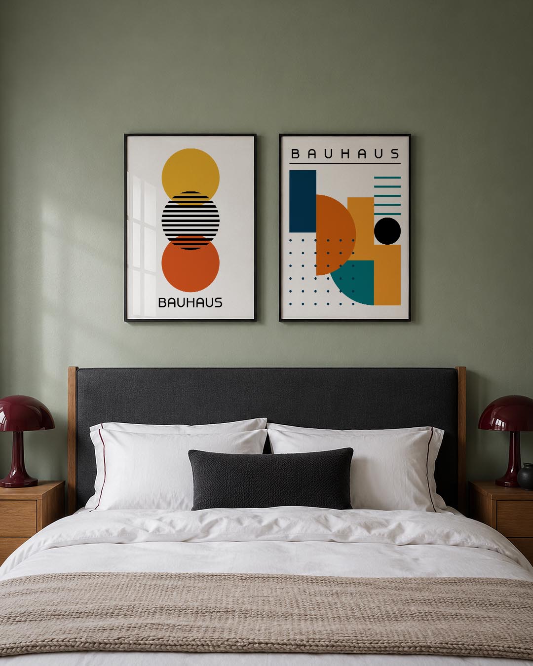 Cirkel en strepen Posterset