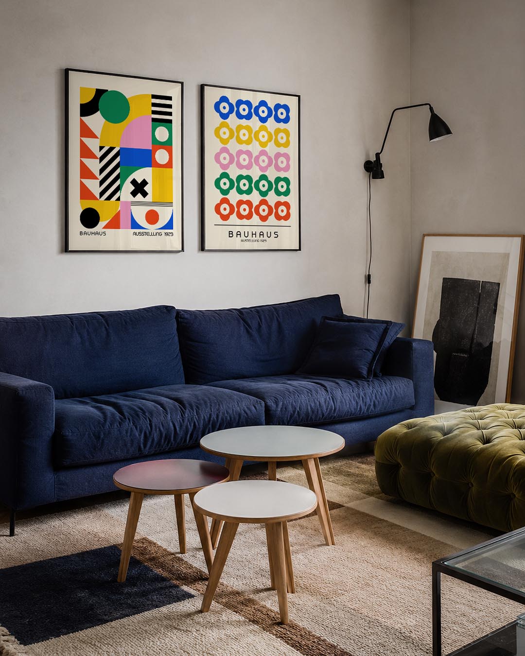 Vormen en kleurvlakken Posterset