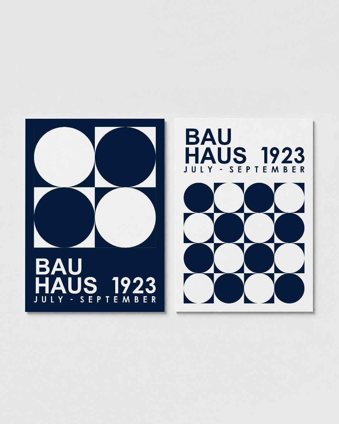 Cirkel en vierkant Posterset
