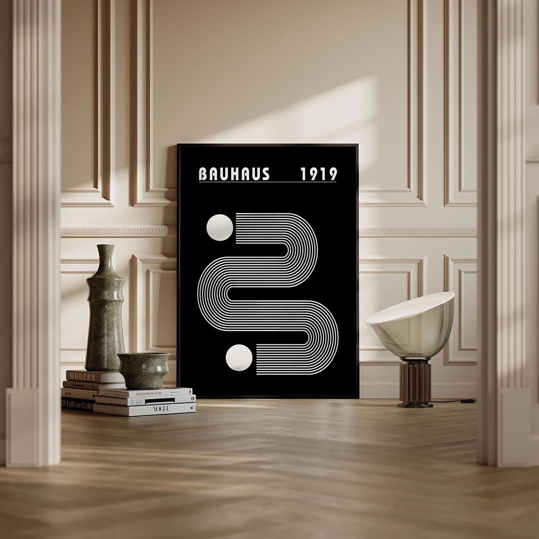 Lijnen en vlakkenspel Poster