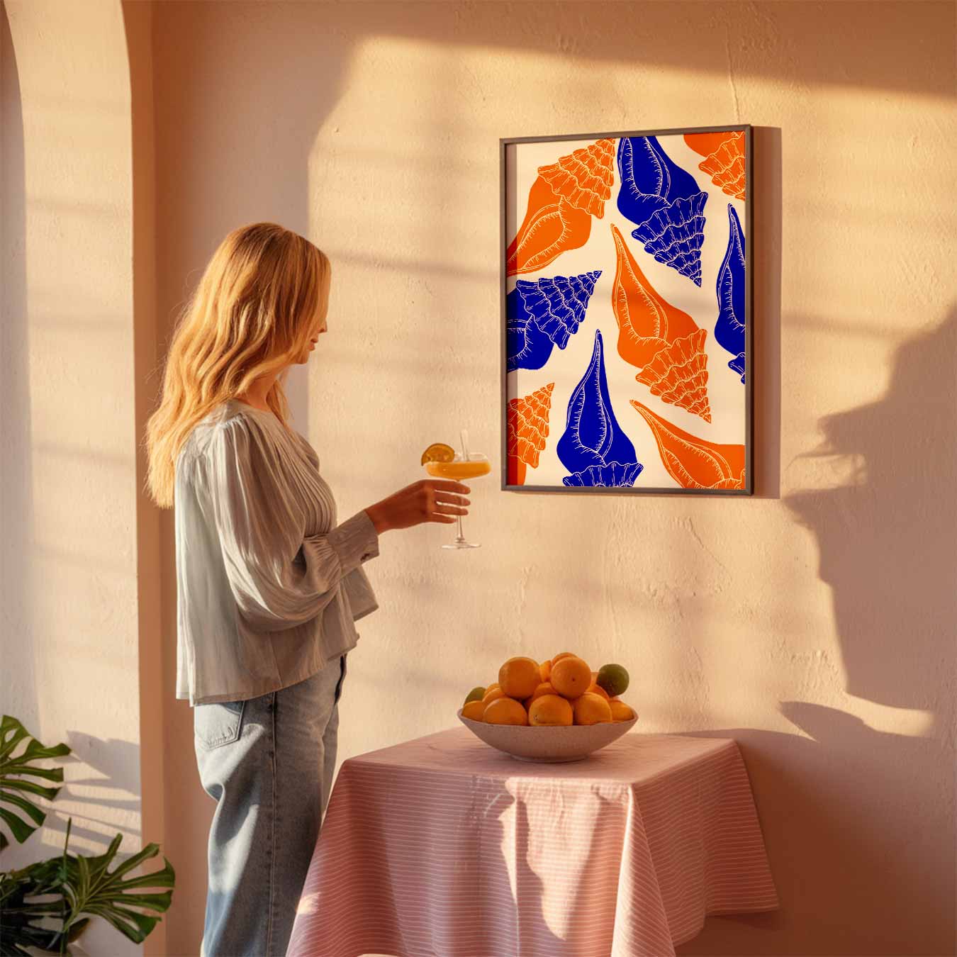 Strandgevoel Schelpenposter-WallArtistic