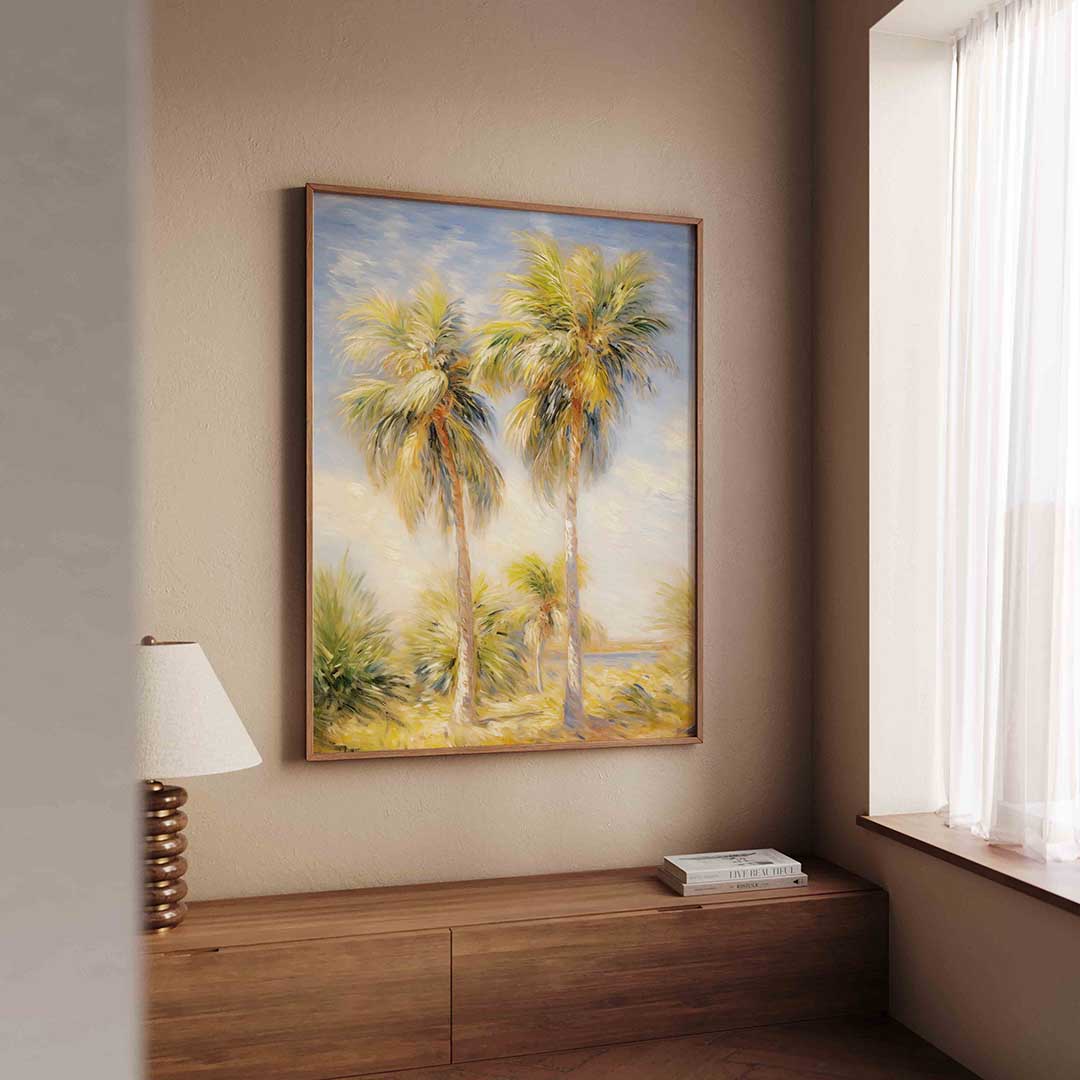 Tropische palmbomen Poster