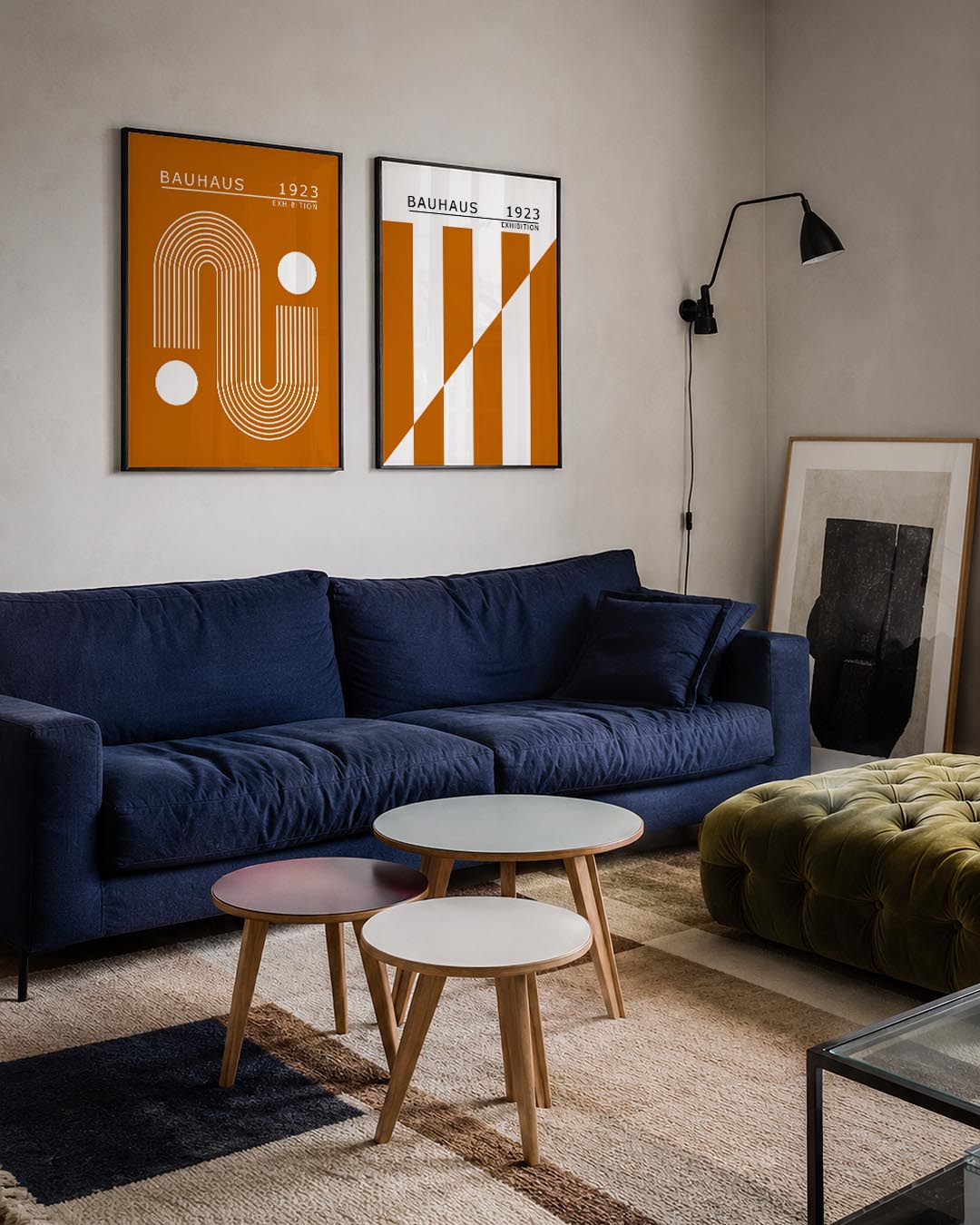 Lijnen en cirkelspel Posterset