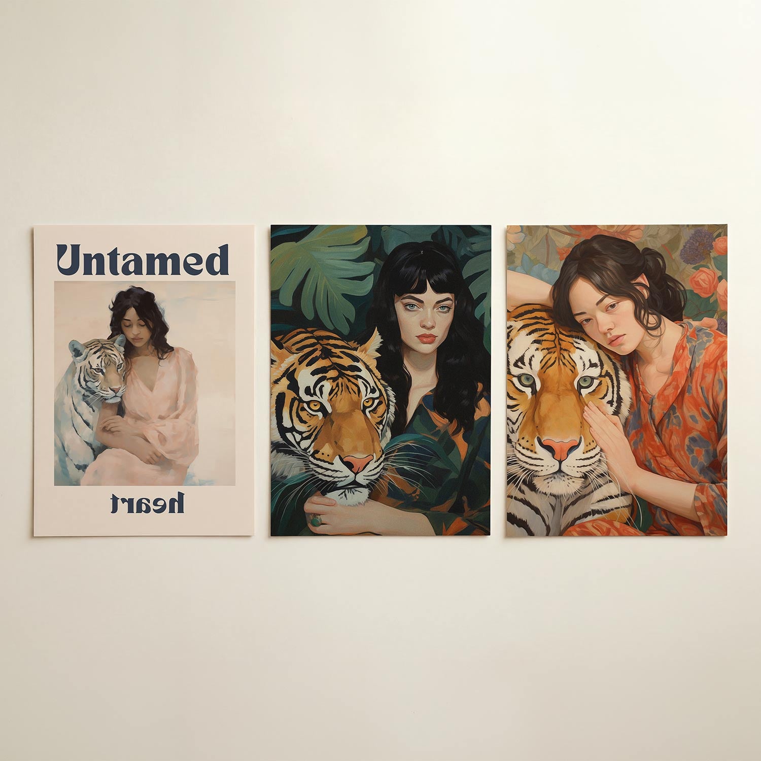 Dierlijke harmonie Posterset