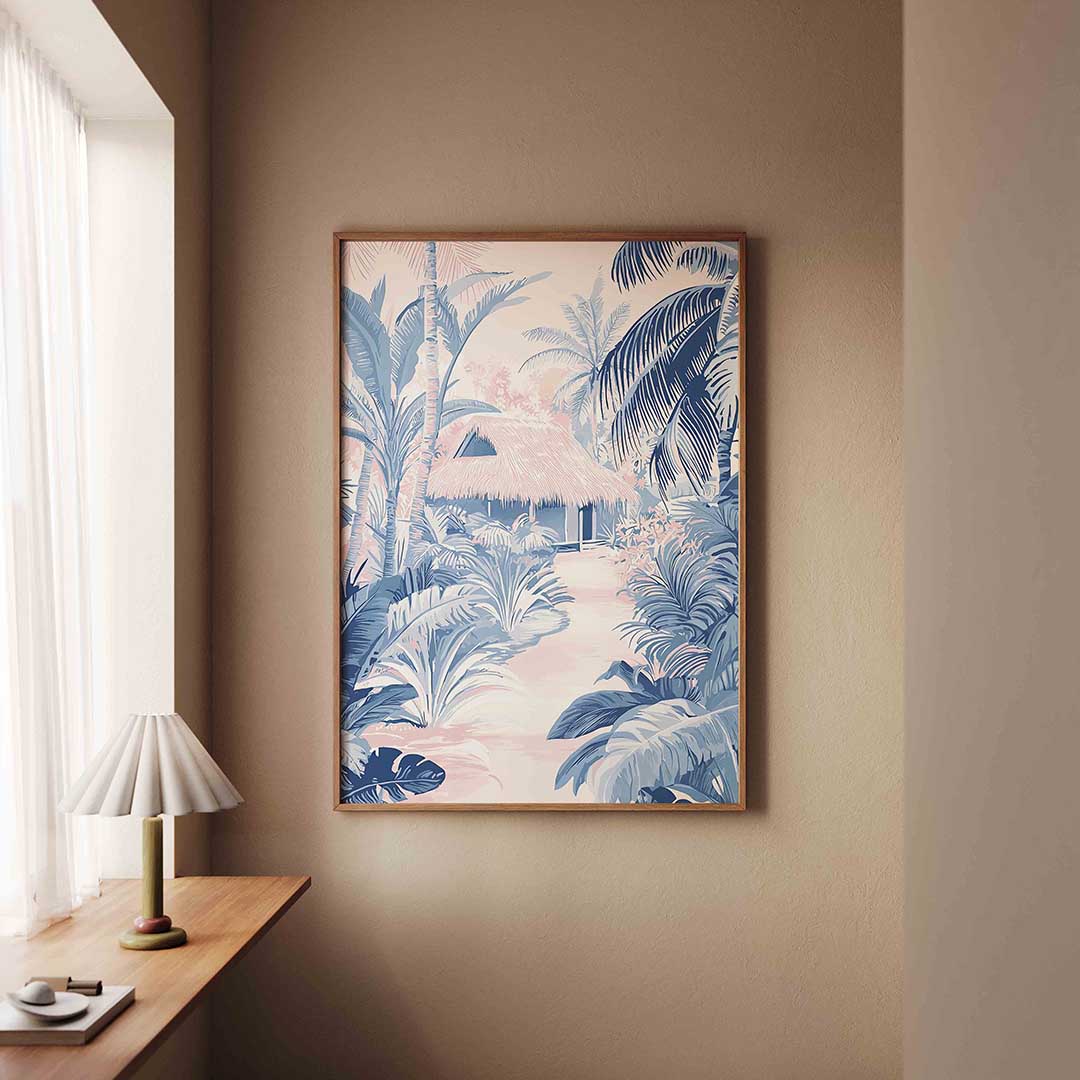 Tropisch landschap Poster