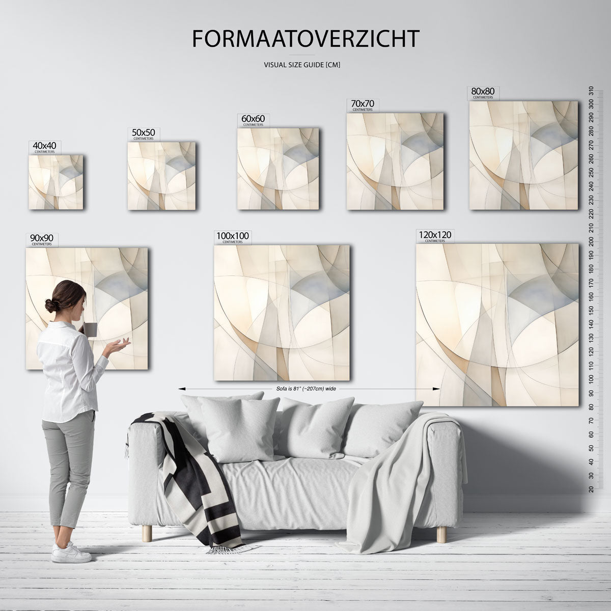 Abstracte vormen Poster
