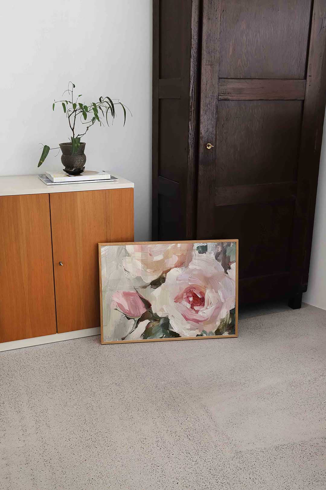 Rozen in zachte tinten Poster