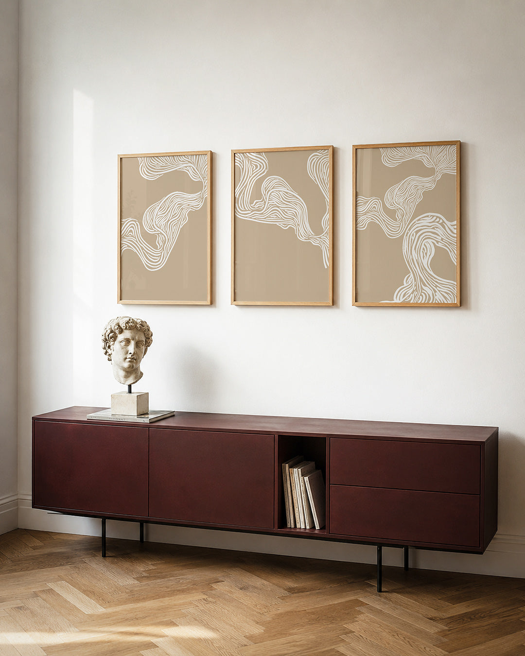 Golvende lijnen Posterset