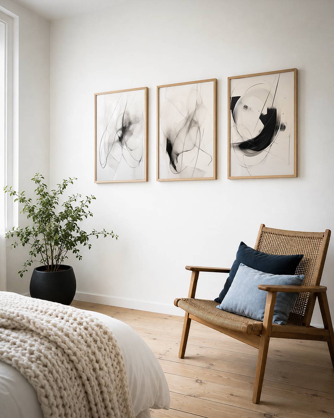 Lijnenspel en vormen Posterset