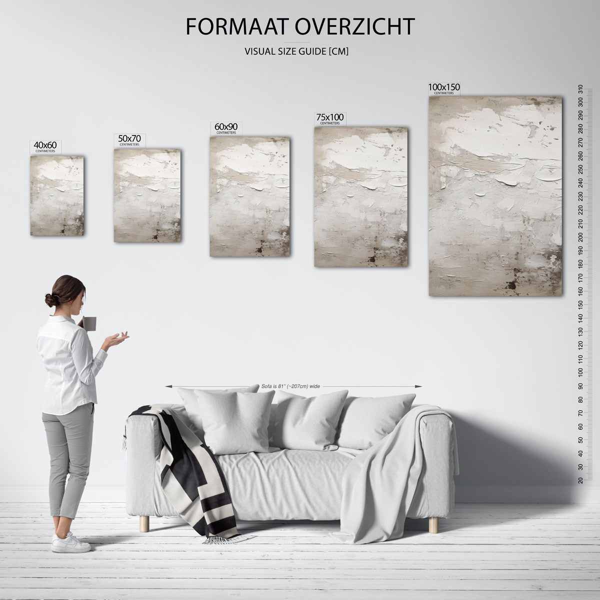 Textuur en lagen Kunstwerk