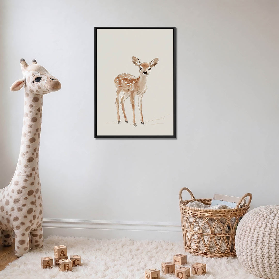 Lief hertenkalf Kunstwerk