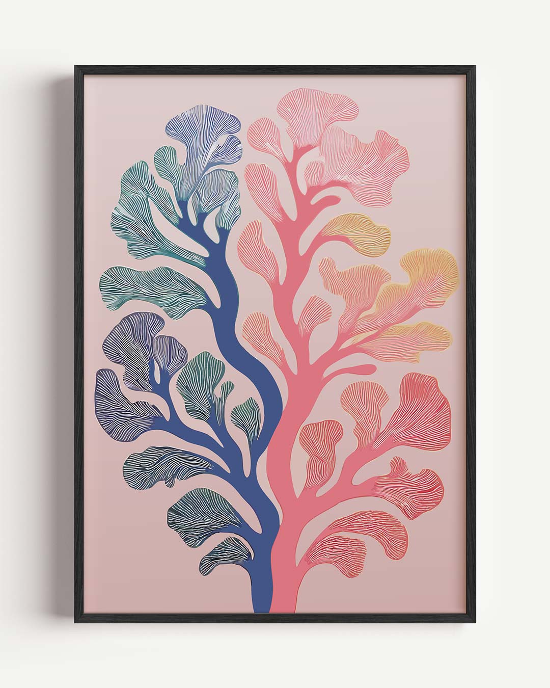 Abstracte Botanische Kunstposter-WallArtistic