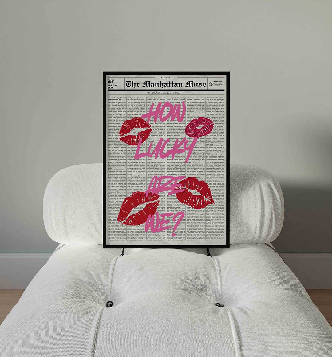 How lucky are we Poster