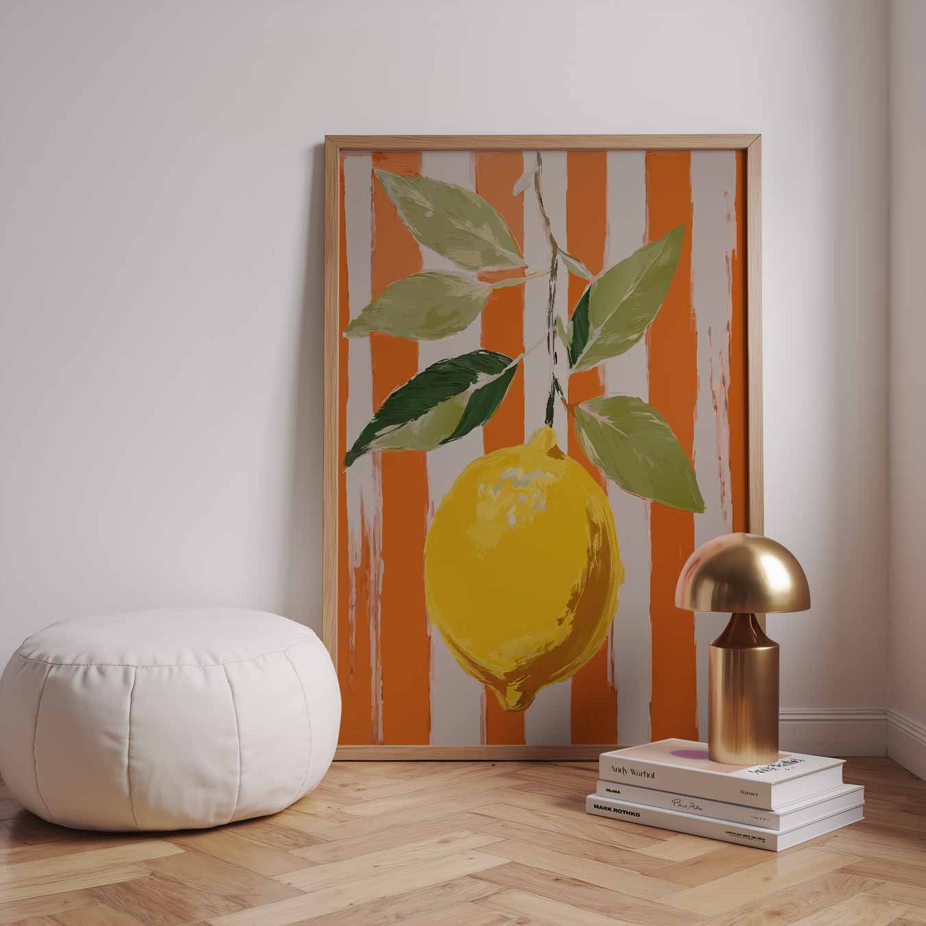 Sunny Lemon Art Poster-WallArtistic