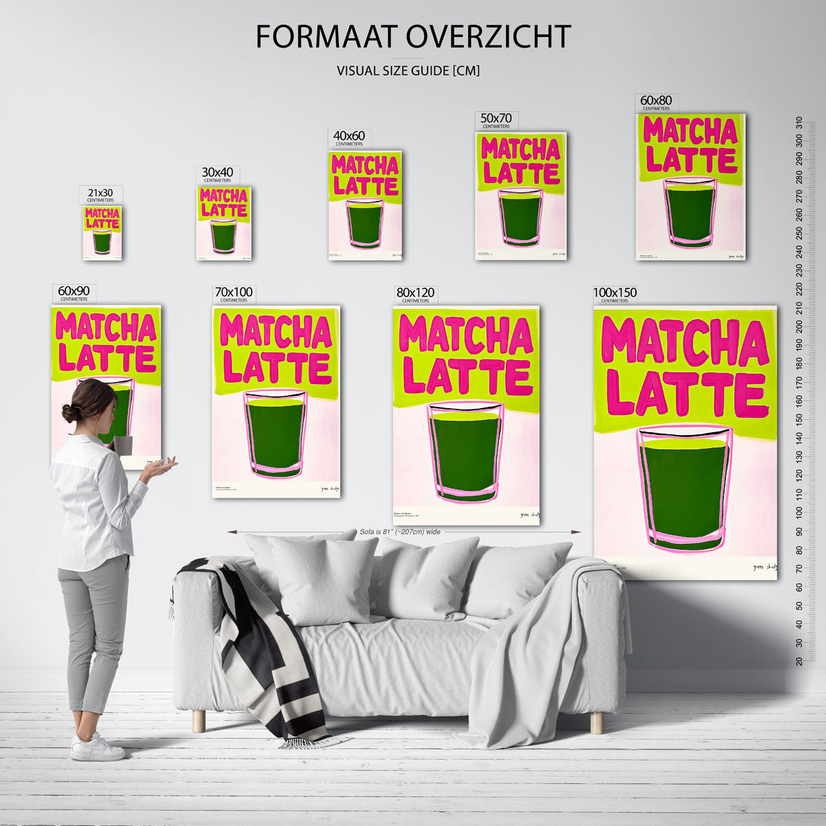 Matcha latte Poster