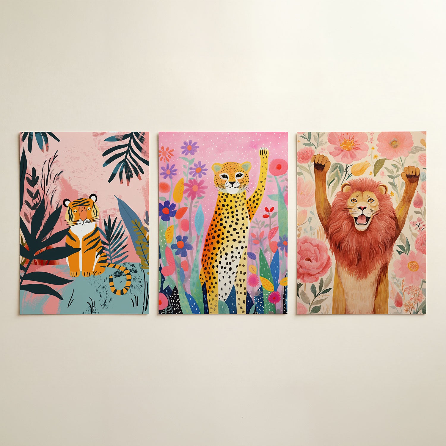 Jungle en tijger Posterset