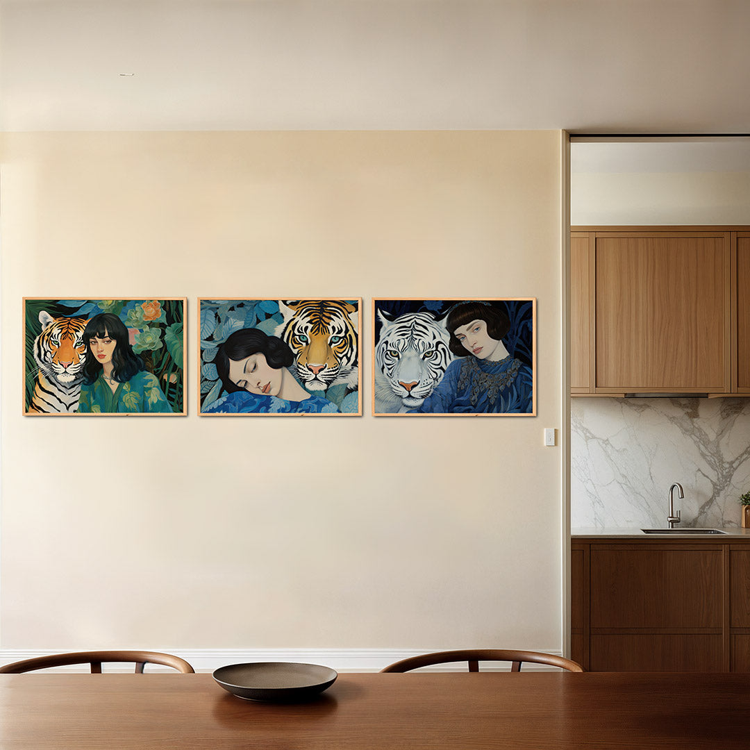 Dier en mens harmonie Posterset