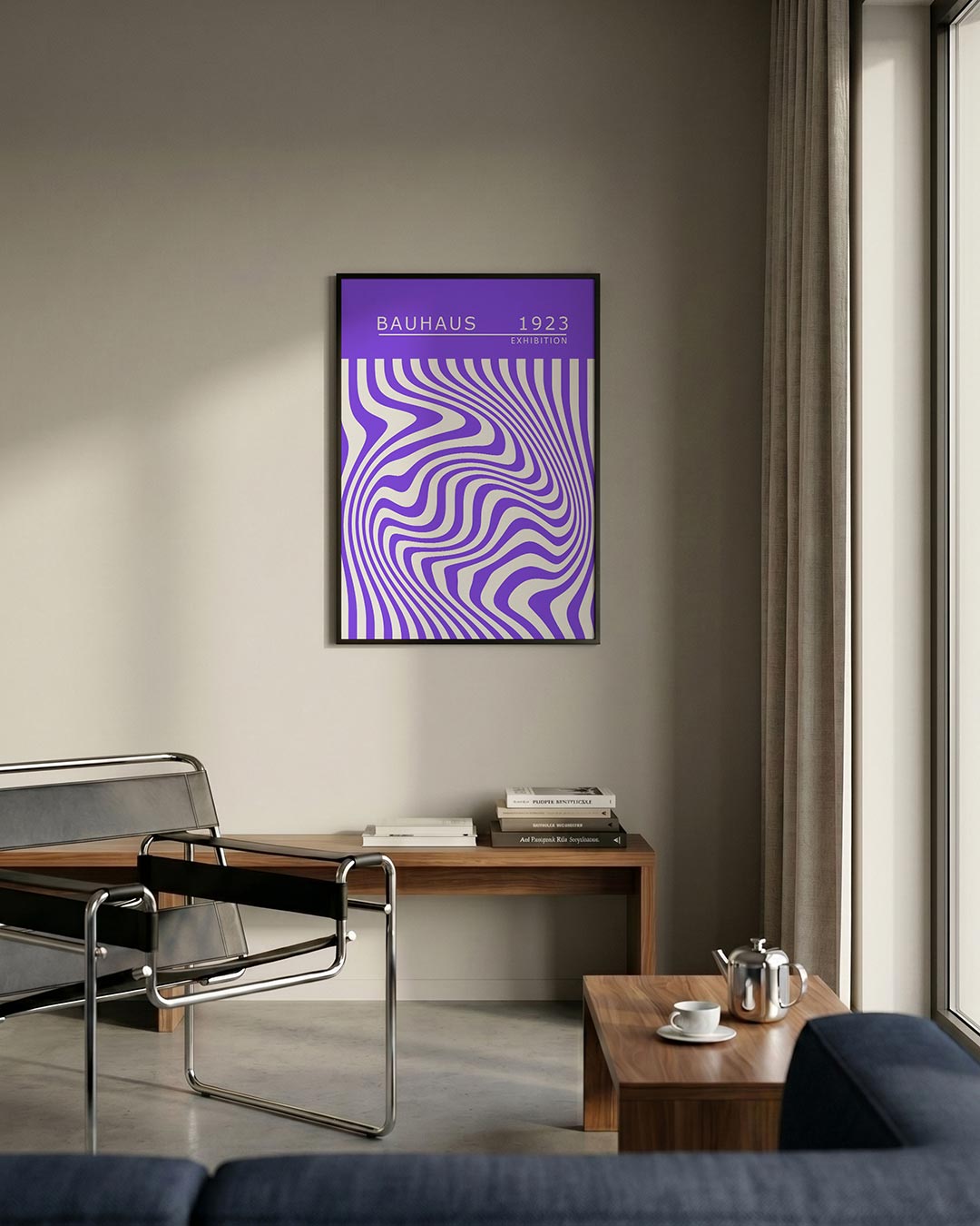 Golvend lijnenspel Poster