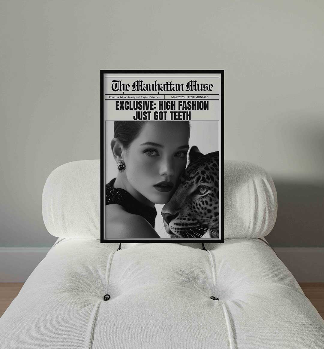 Mode en panter Poster