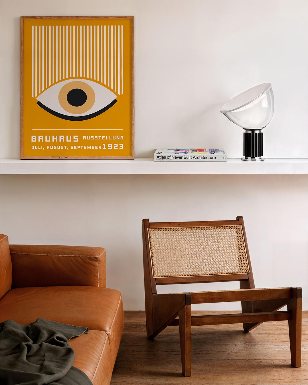 Lijnen en oog Poster