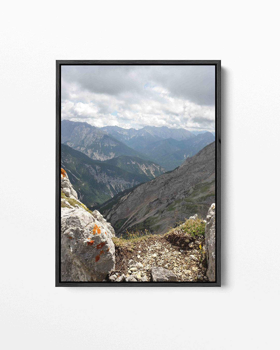 Berglandschap met rotsen Kunstwerk