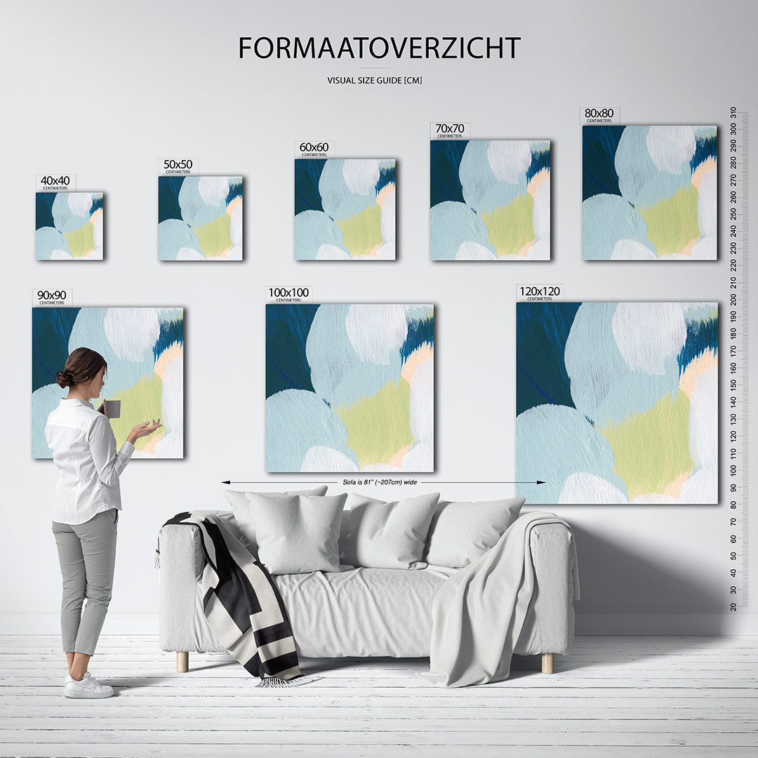 Kleurencompositie Kunstwerk