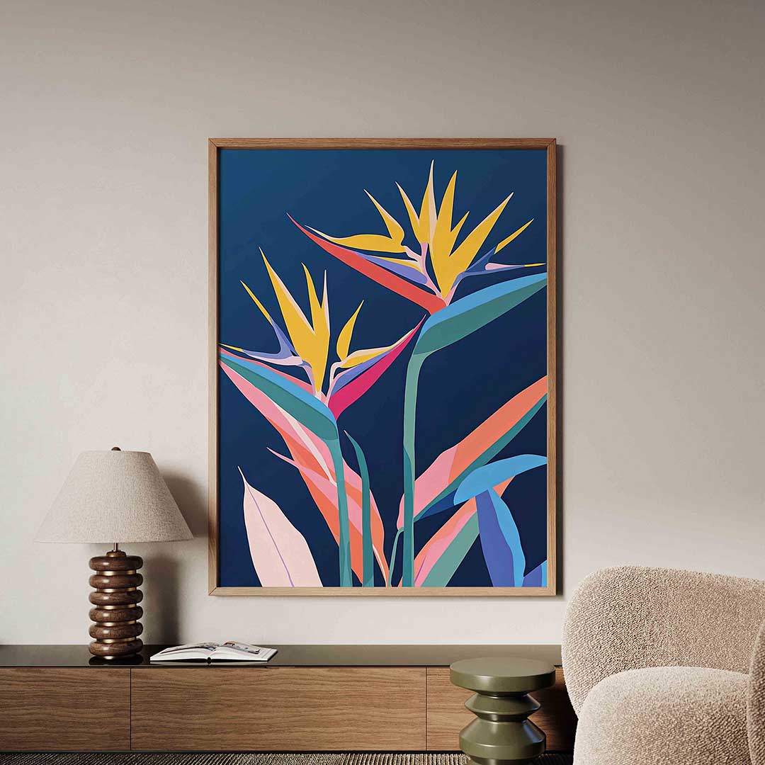 Paradijsvogelbloem Poster