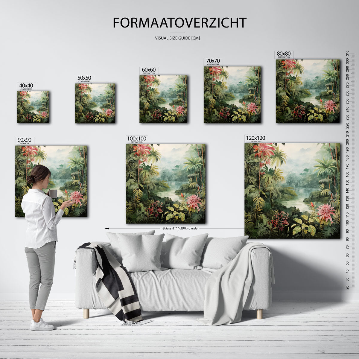 Tropische planten en meer Poster