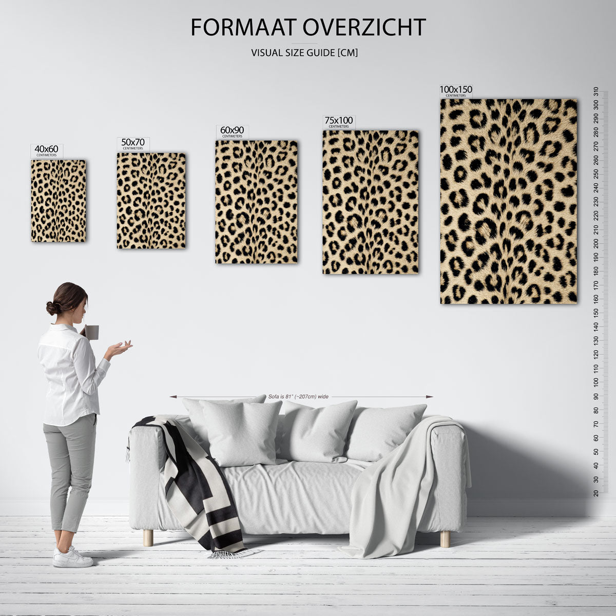 Dierlijke patronen Kunstwerk