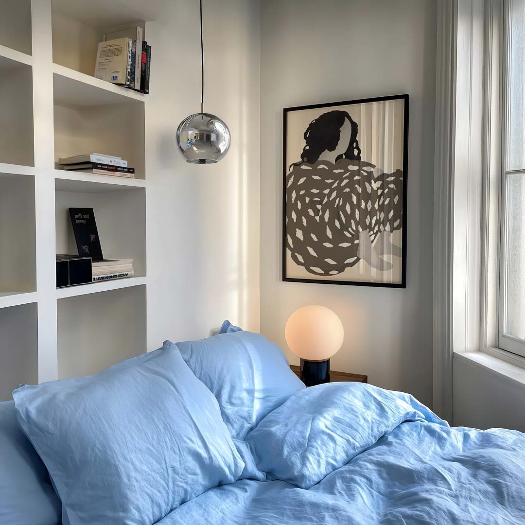 Dromerige Meisje Illustratie Poster-WallArtistic