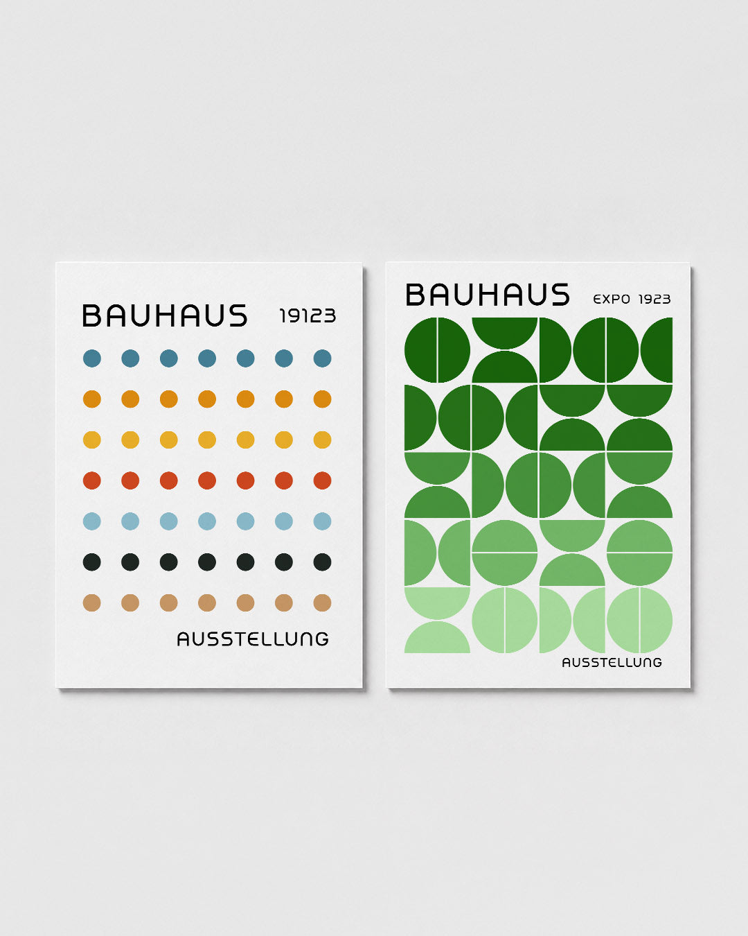 Kleurige cirkelritmes Posterset