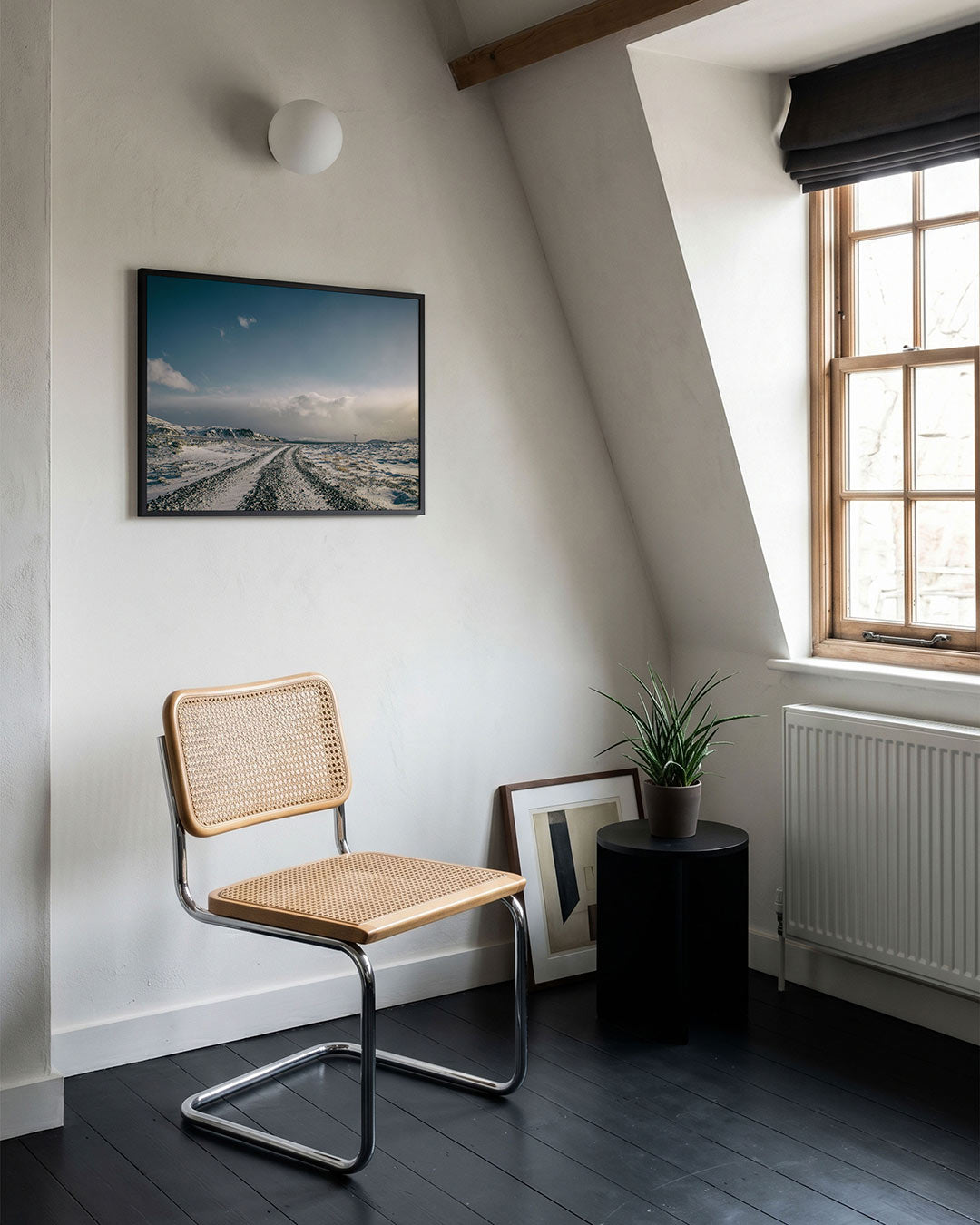 Winterse landschap Poster