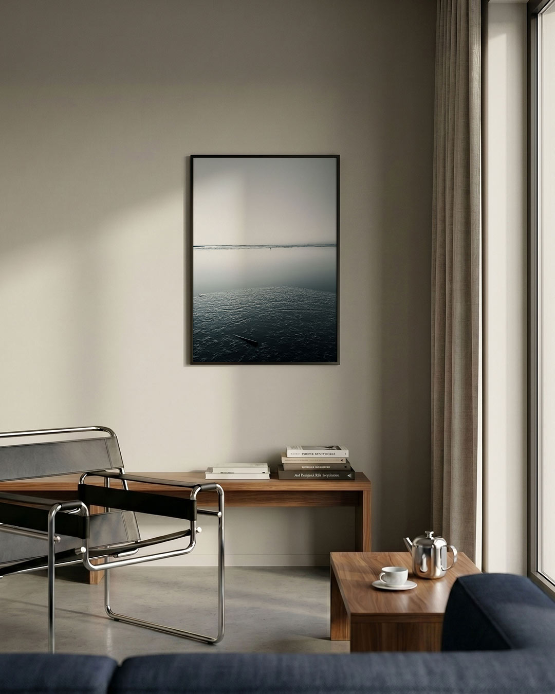 Rustige waterlandschap Poster