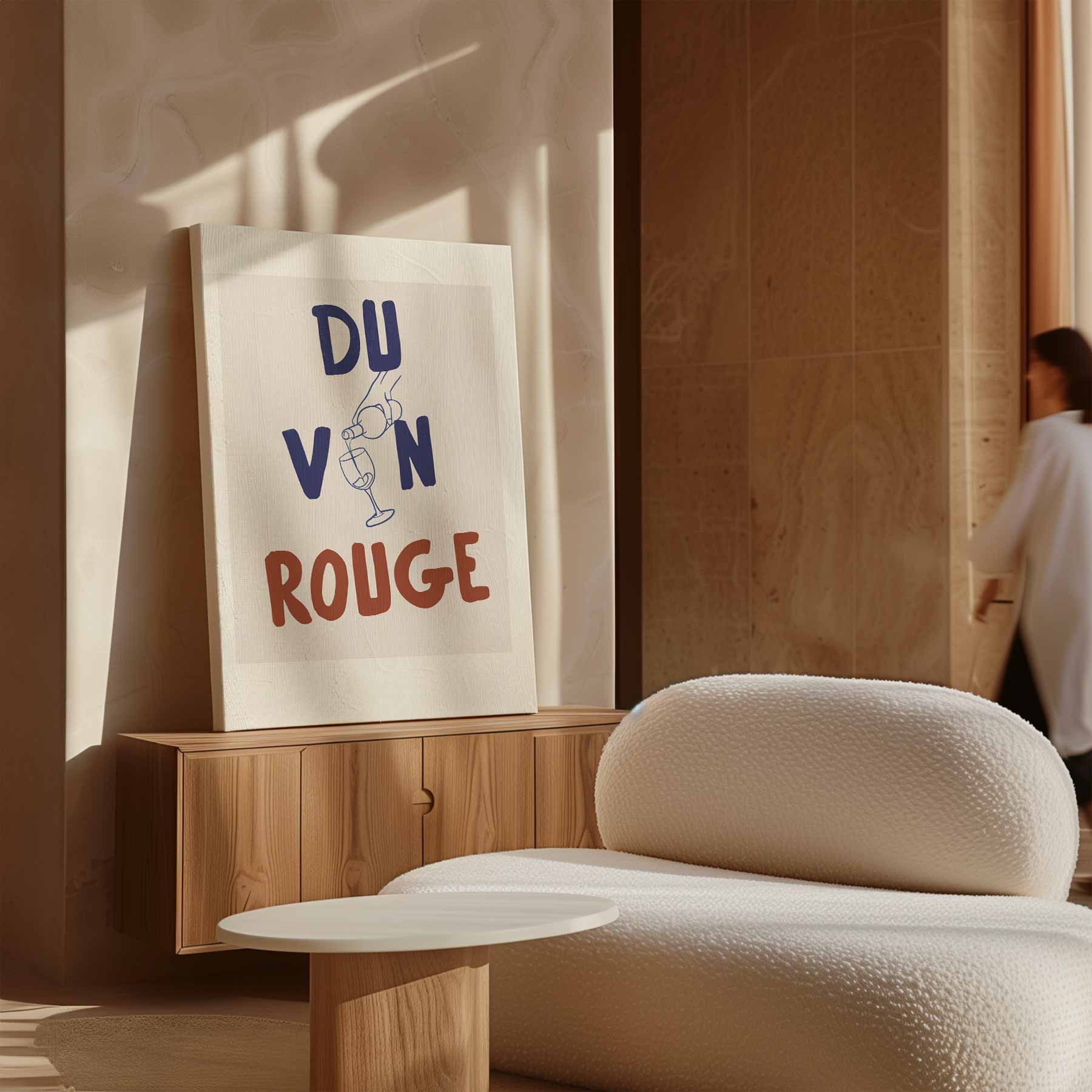 Du Vin Rouge Poster
