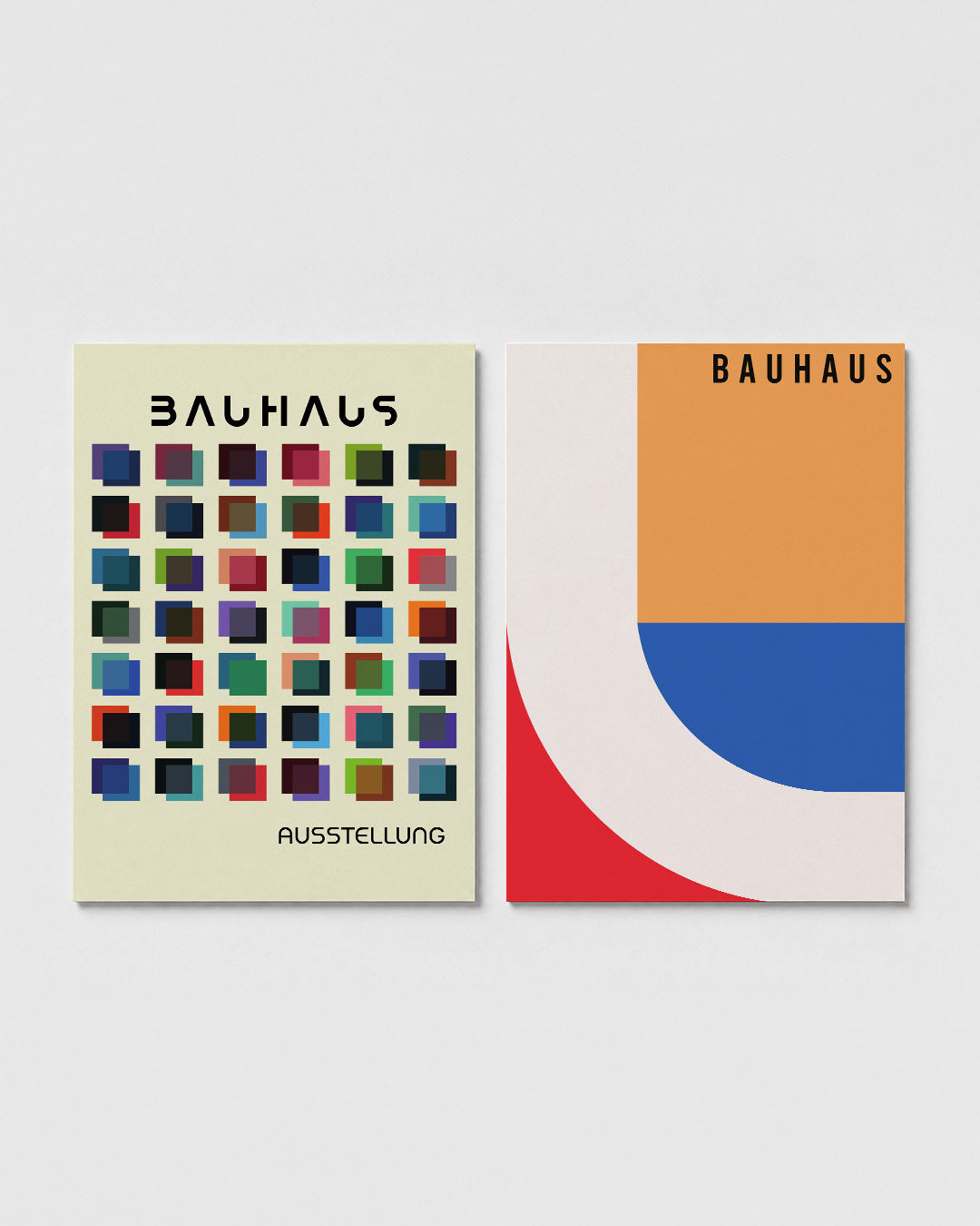 Kleurige vierkanten Posterset