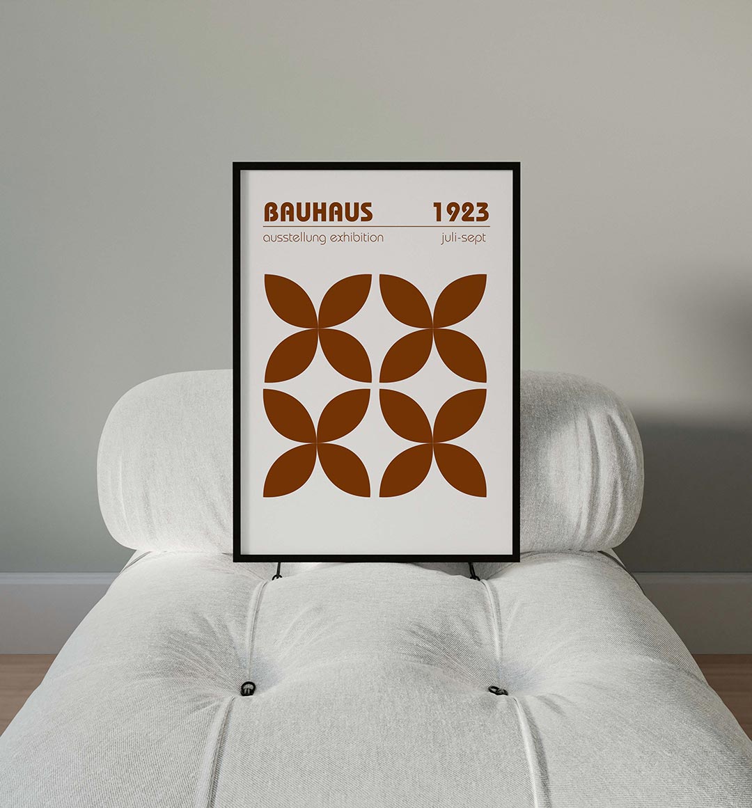 Vormritme en kleur Poster