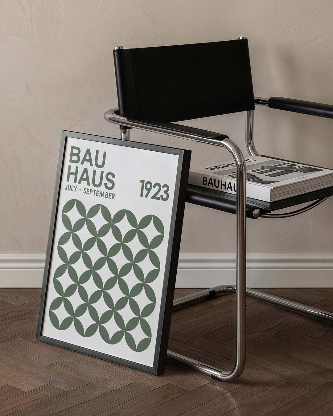 Vormritme cirkelpatroon Poster