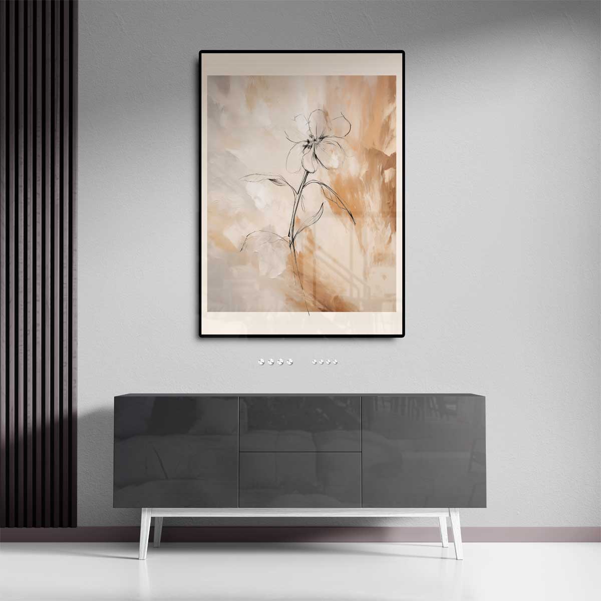 Elegante Bloemzang Kunstwerk-canvas-dibond-plexiglas-wanddecoratie-WallArtistic