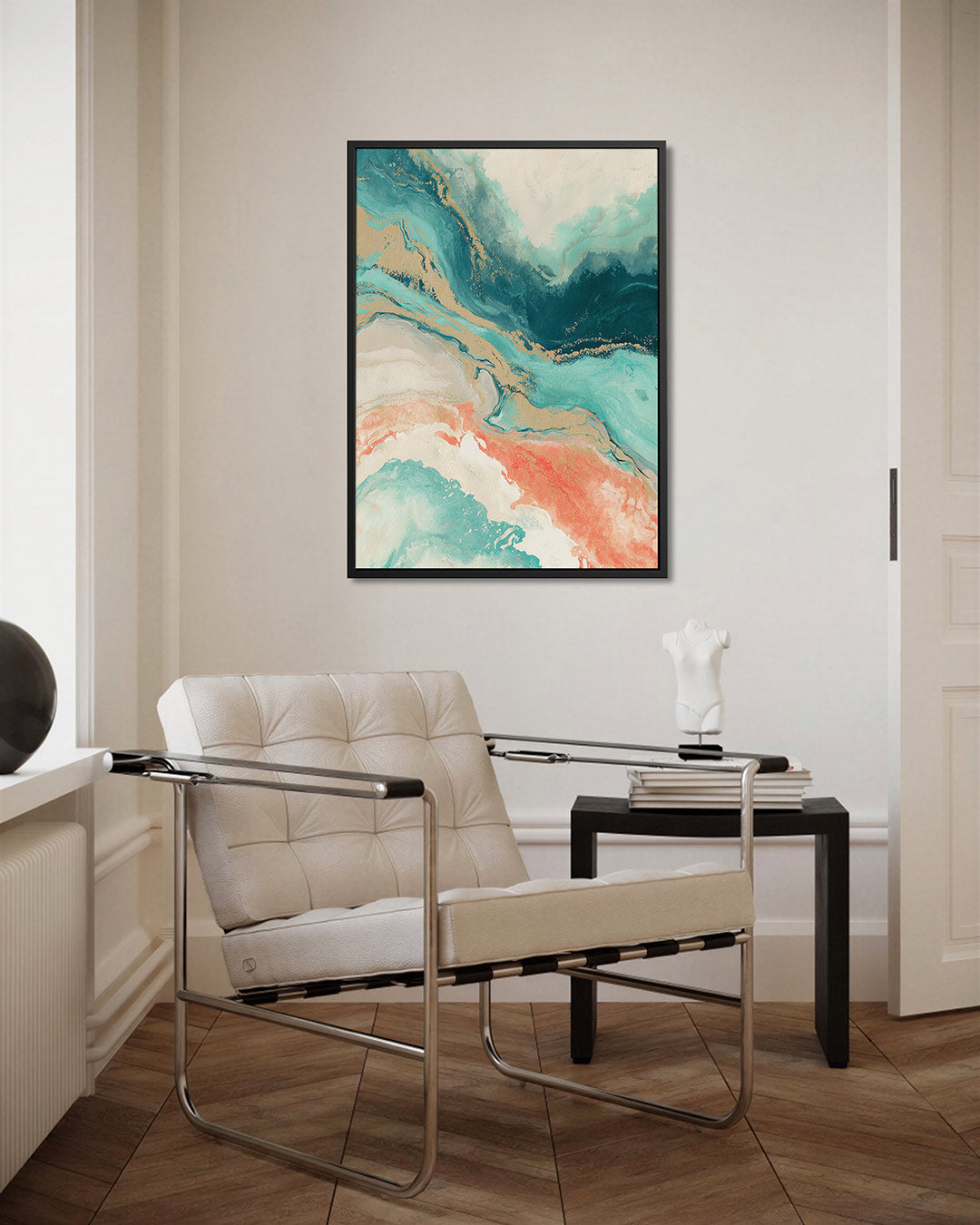 Kleurrijke vloeiende vormen Kunstwerk