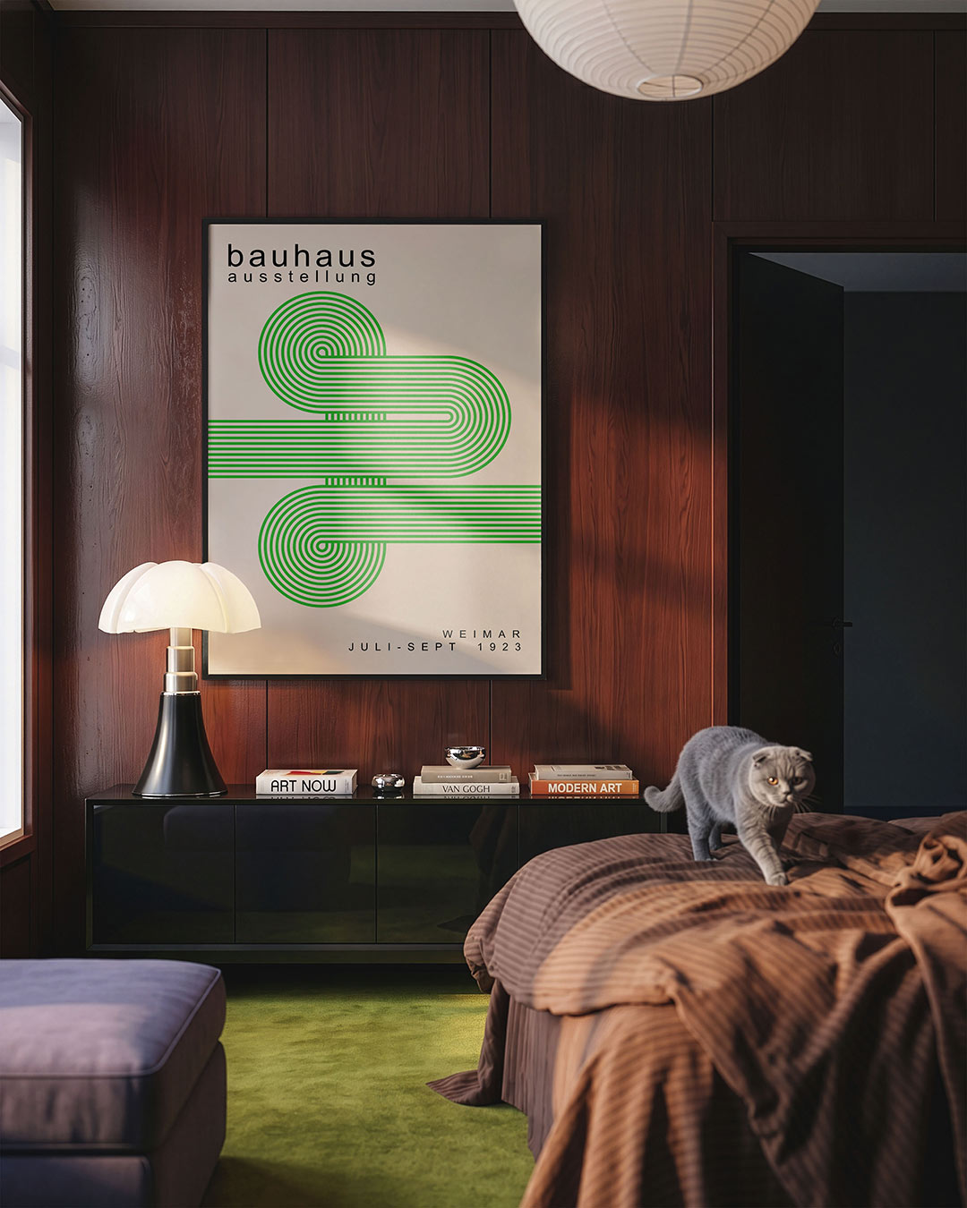 Lijnen en vormen Poster