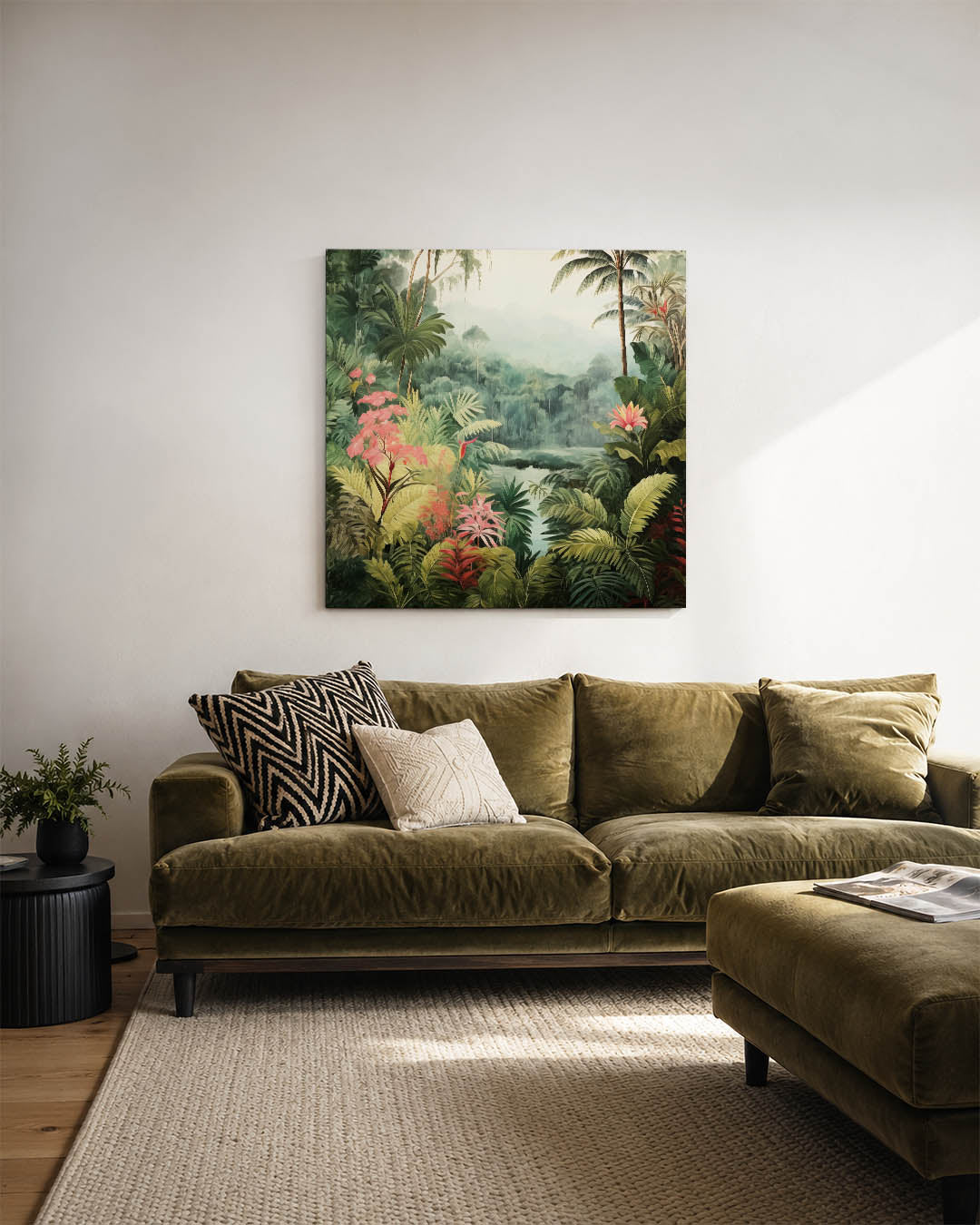 Tropisch landschap Kunstwerk
