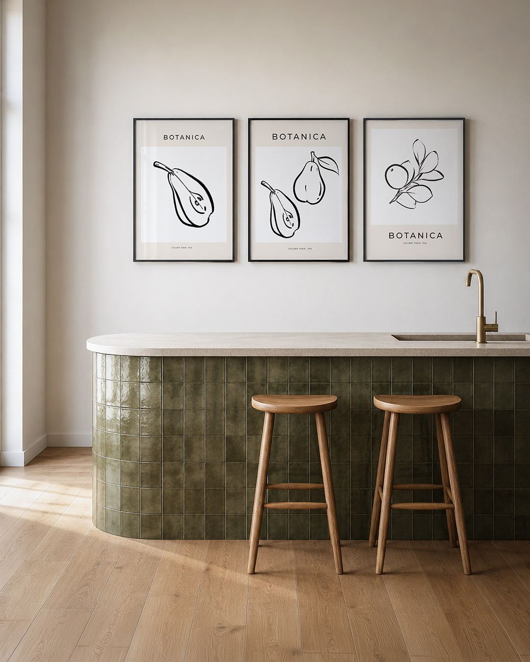 Vorm en lijnenspel Posterset